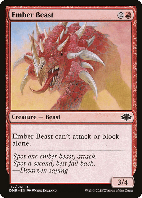 Ember Beast | Inglés | NM | DMR
