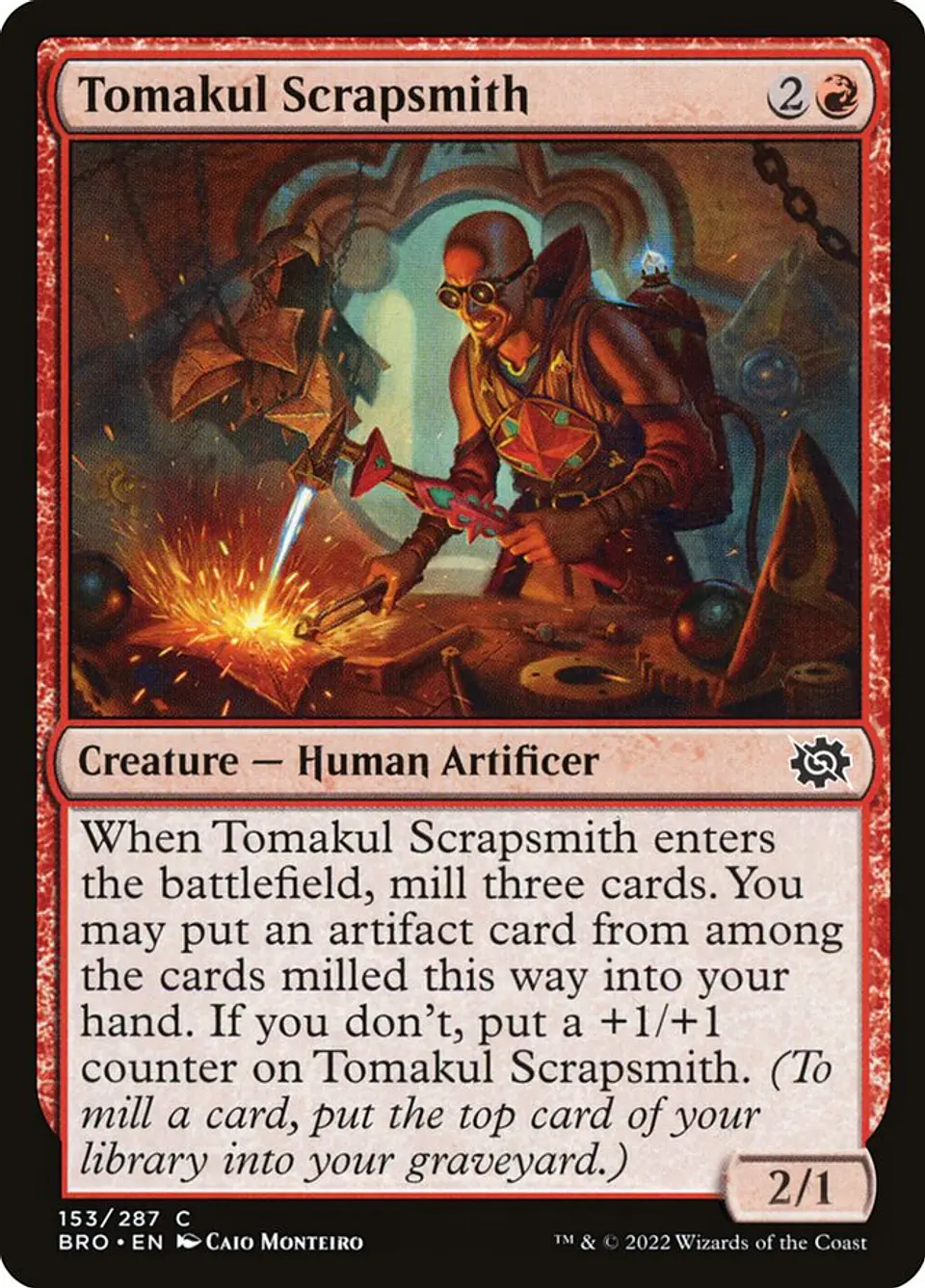 Tomakul Scrapsmith (foil) | Inglés | NM | BRO 1