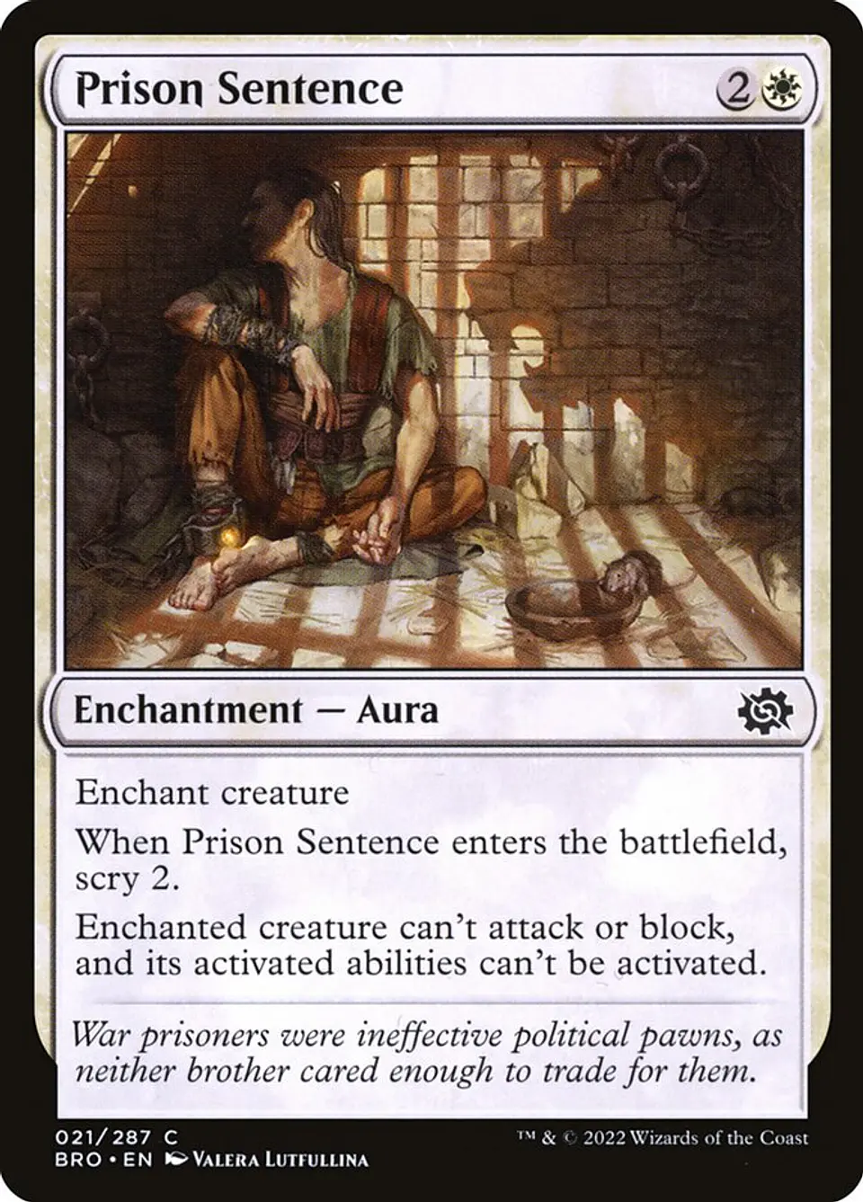 Prison Sentence (foil) | Inglés | NM | BRO 1