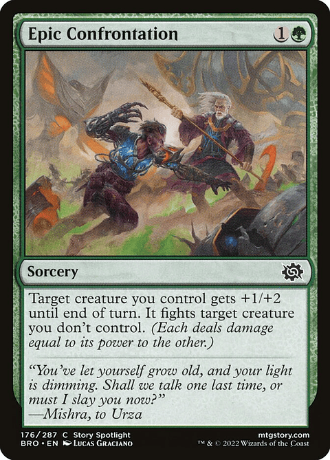 Epic Confrontation (foil) | Inglés | NM | BRO