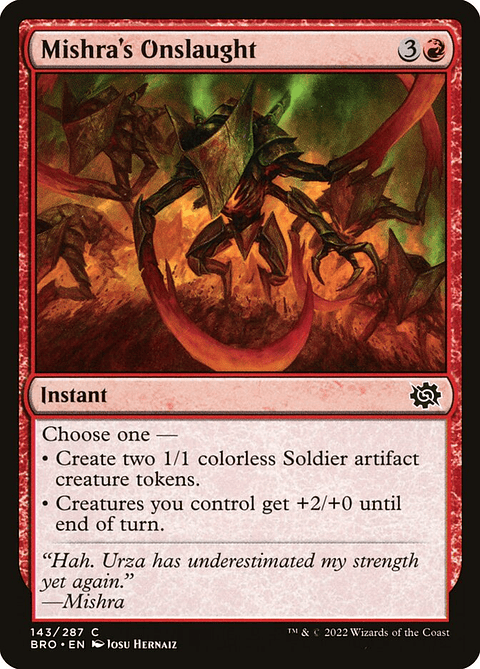 Mishra's Onslaught (foil) | Inglés | NM | BRO