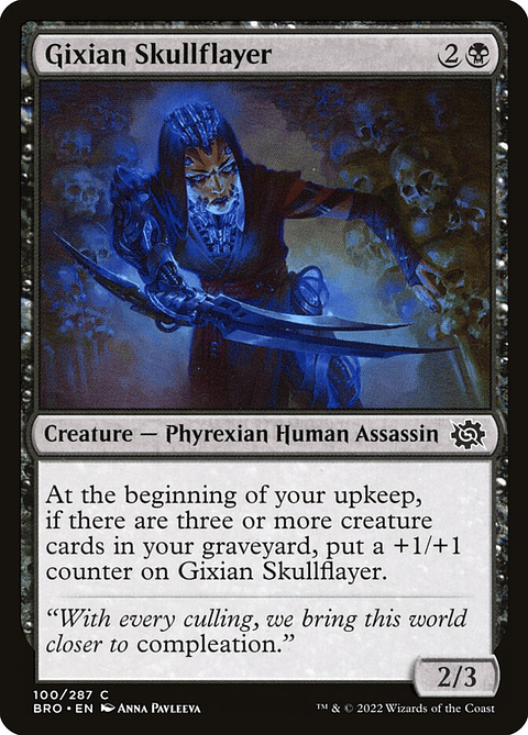 Gixian Skullflayer (foil) | Inglés | NM | BRO