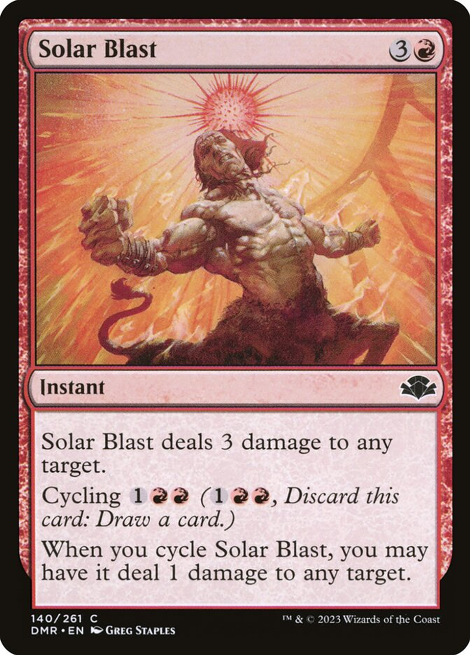 Solar Blast | Inglés | NM | DMR 1