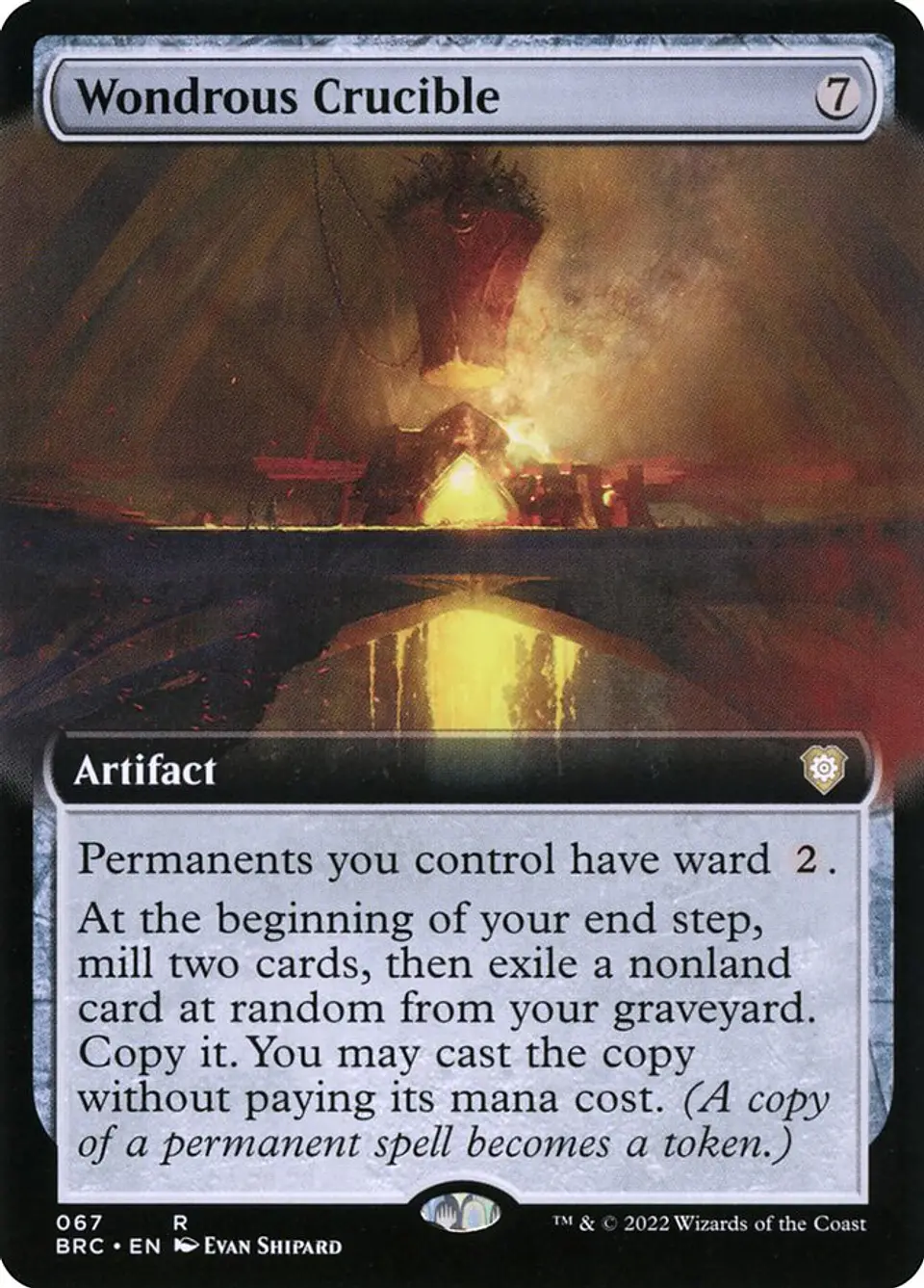 Wondrous Crucible (Extended Art) | Inglés | NM | BRC 1