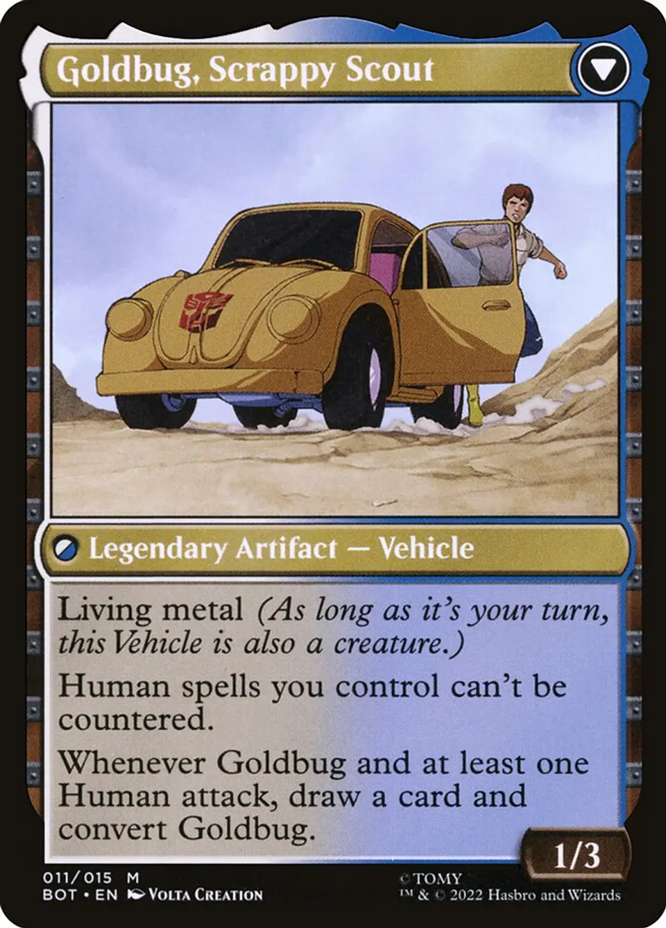 Goldbug, Humanity's Ally // Goldbug, Scrappy Scout | Inglés | NM | BOT 2
