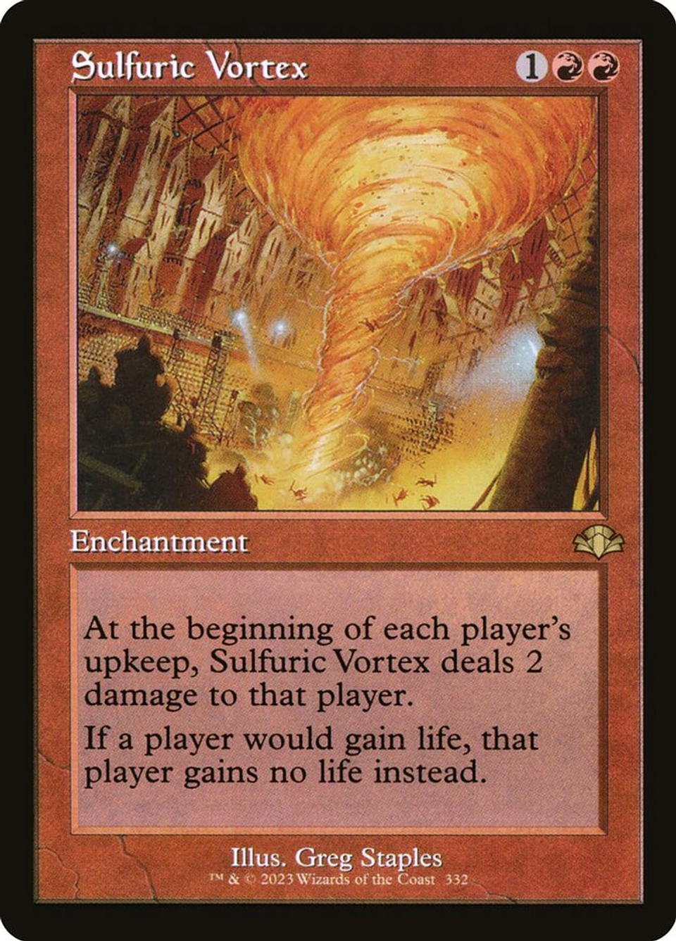 Sulfuric Vortex (Retro Frame) | Inglés | NM | DMR 1
