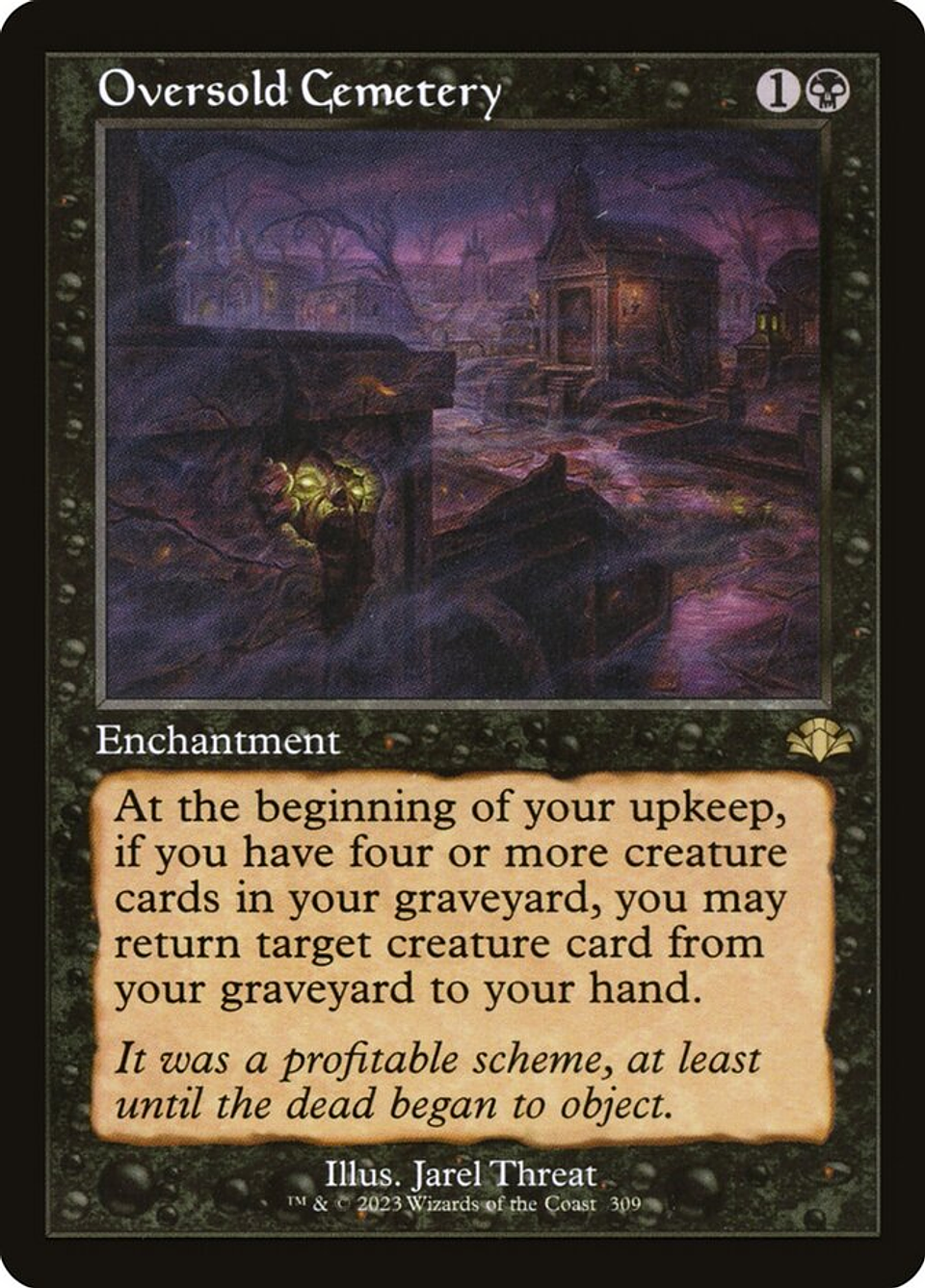Oversold Cemetery (Retro Frame) | Inglés | NM | DMR 1