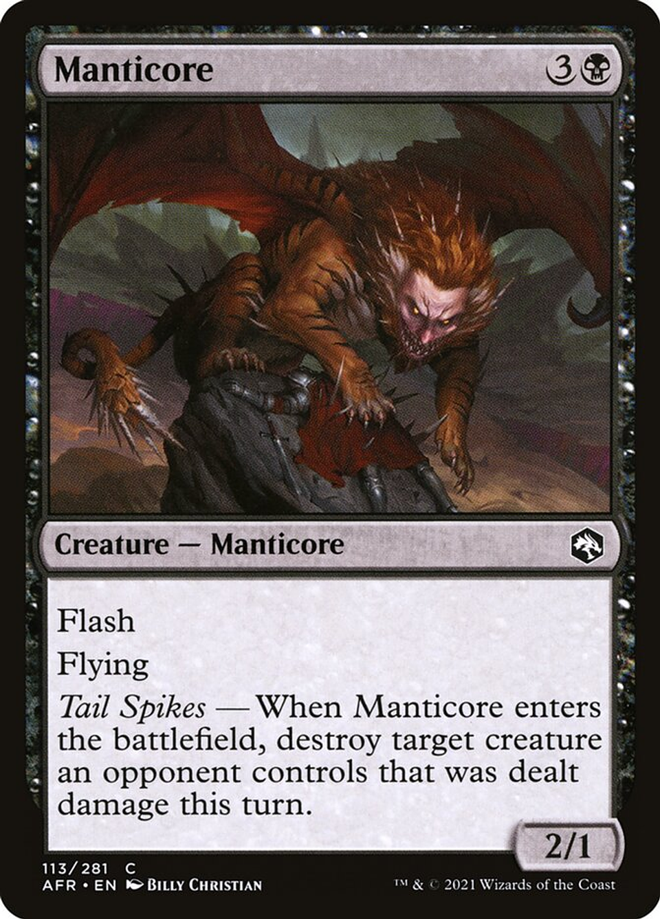 Manticore | Español | NM | AFR 1