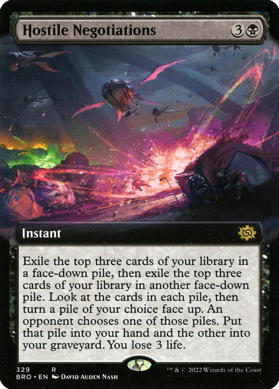 Hostile Negotiations (Extended Art) | Inglés | NM | BRO 1