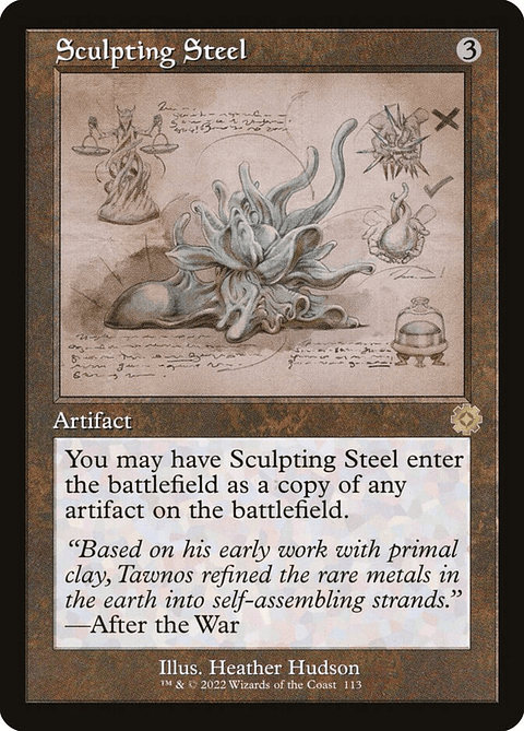 Sculpting Steel (Retro Frame) | Inglés | NM | BRR