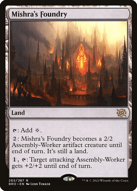 Mishra's Foundry (foil) | Inglés | NM | BRO