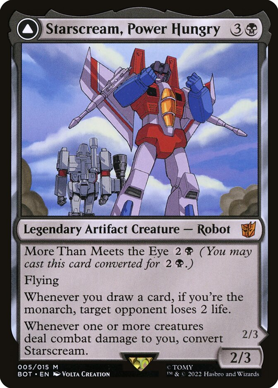 Starscream, Power Hungry // Starscream, Seeker Leader | Inglés | NM | BOT 1