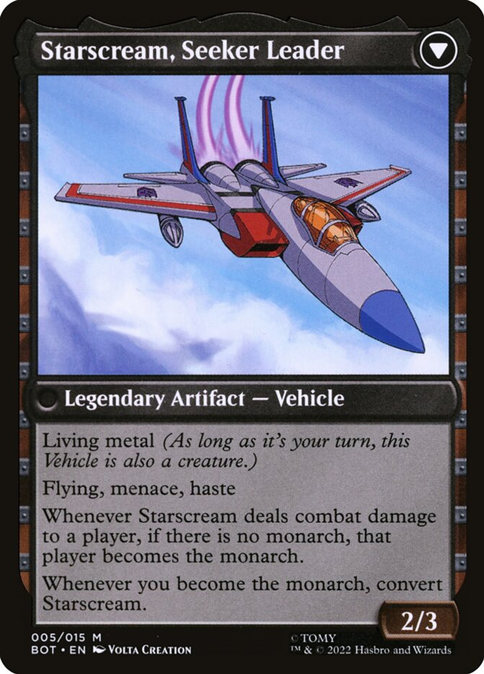 Starscream, Power Hungry // Starscream, Seeker Leader | Inglés | NM | BOT 2