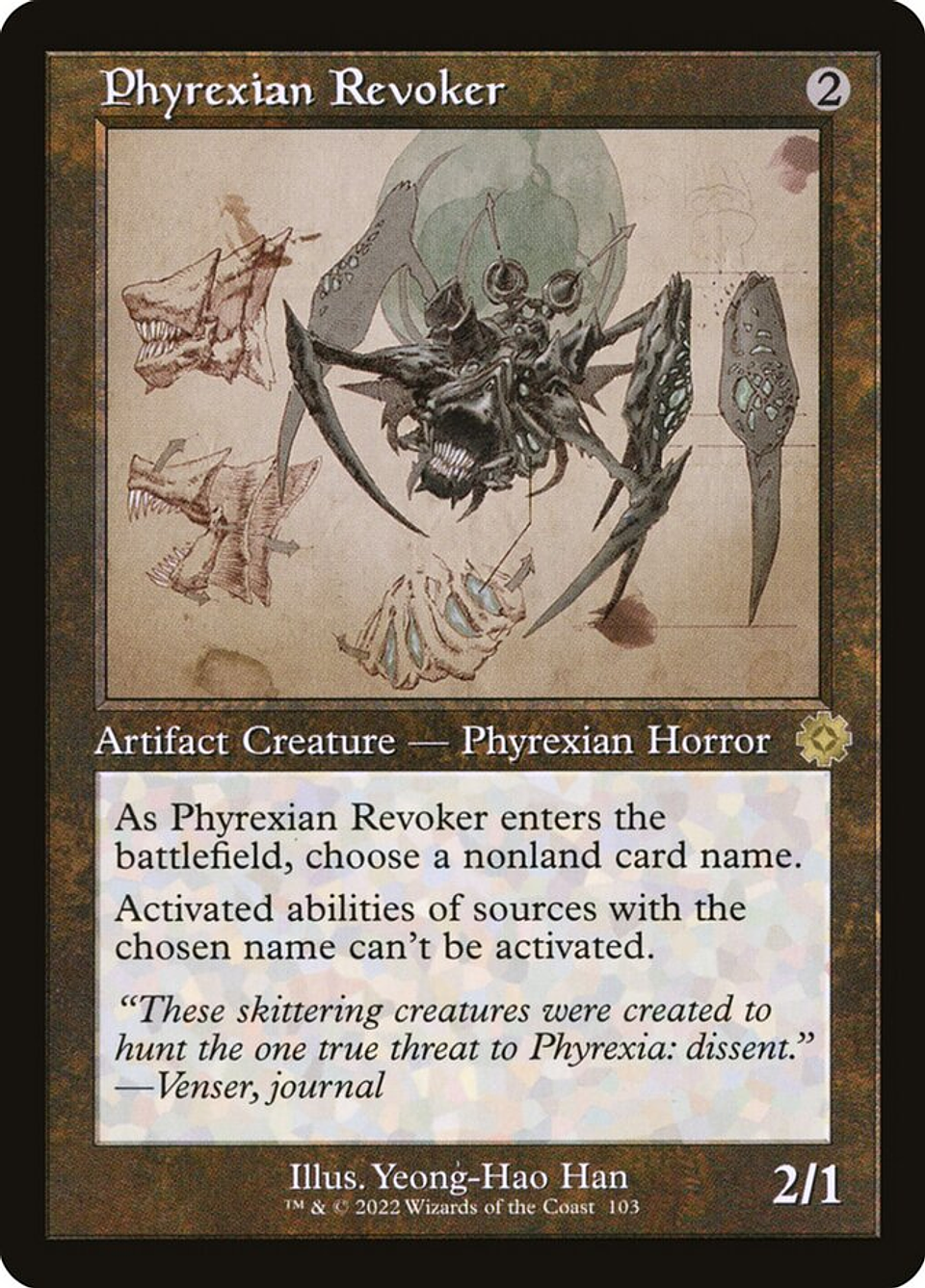 Phyrexian Revoker (Retro Frame foil) | Inglés | NM | BRR 1