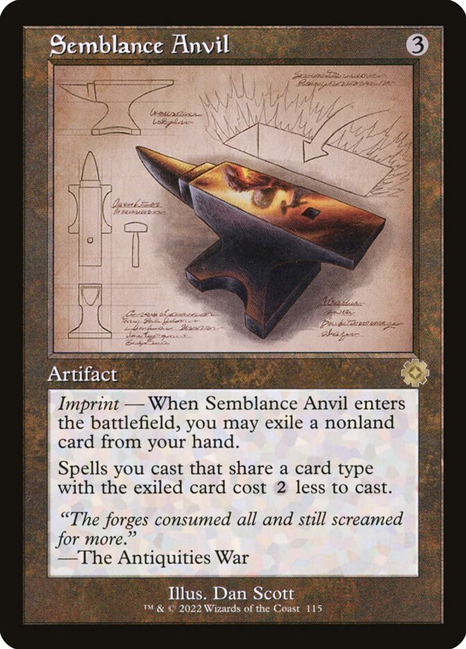 Semblance Anvil (Retro Frame foil) | Inglés | NM | BRR 1