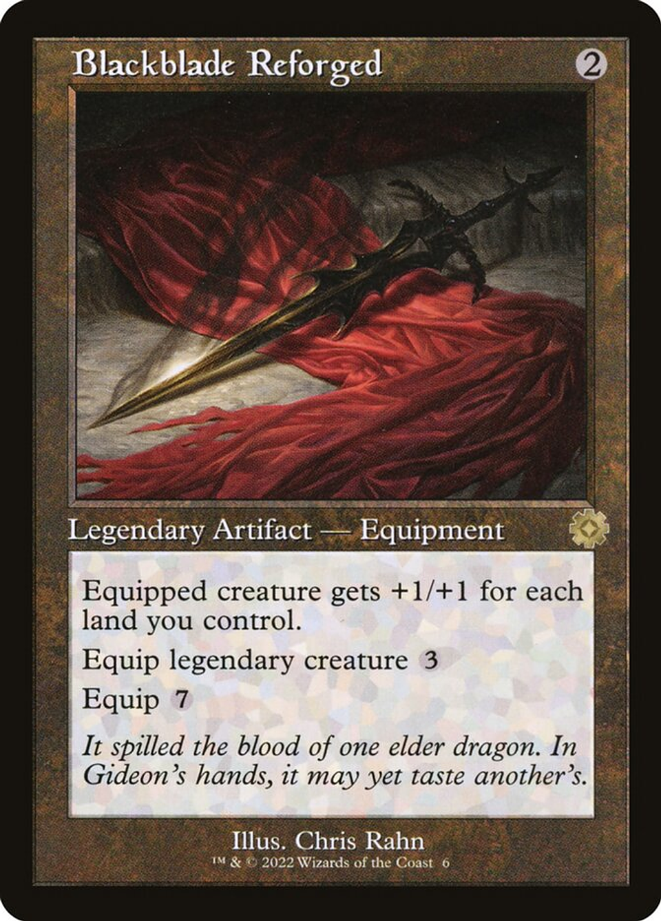 Blackblade Reforged (Retro Frame foil) | Inglés | NM | BRR 1