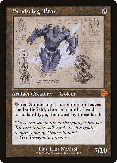 Sundering Titan (Retro Frame foil) | Inglés | NM | BRR