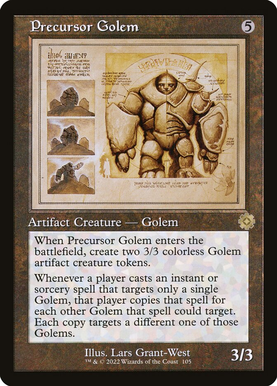 Precursor Golem (Retro Frame) | Inglés | NM | BRR 1