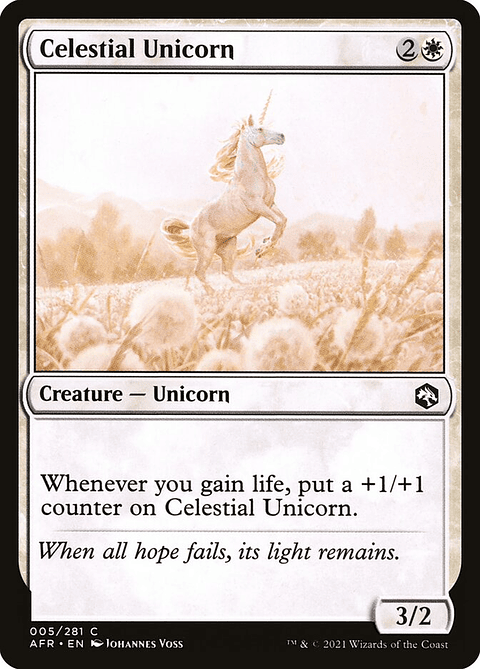Celestial Unicorn | Español | NM | AFR