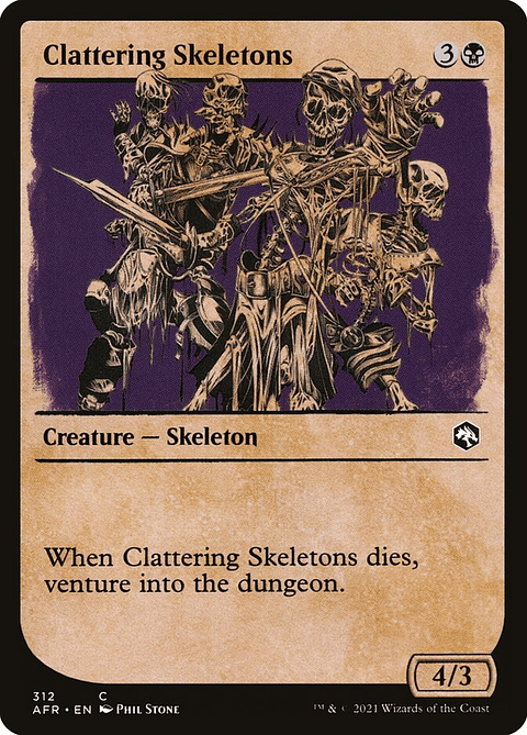 Clattering Skeletons (Showcase) | Español | NM | AFR