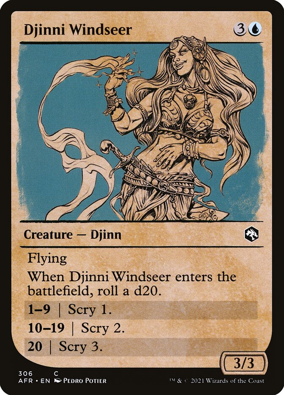 Djinni Windseer (Showcase) | Español | NM | AFR 1