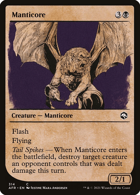 Manticore (Showcase) | Español | NM | AFR
