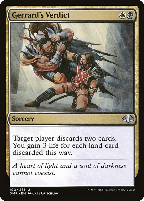 Gerrard's Verdict | Español | NM | DMR