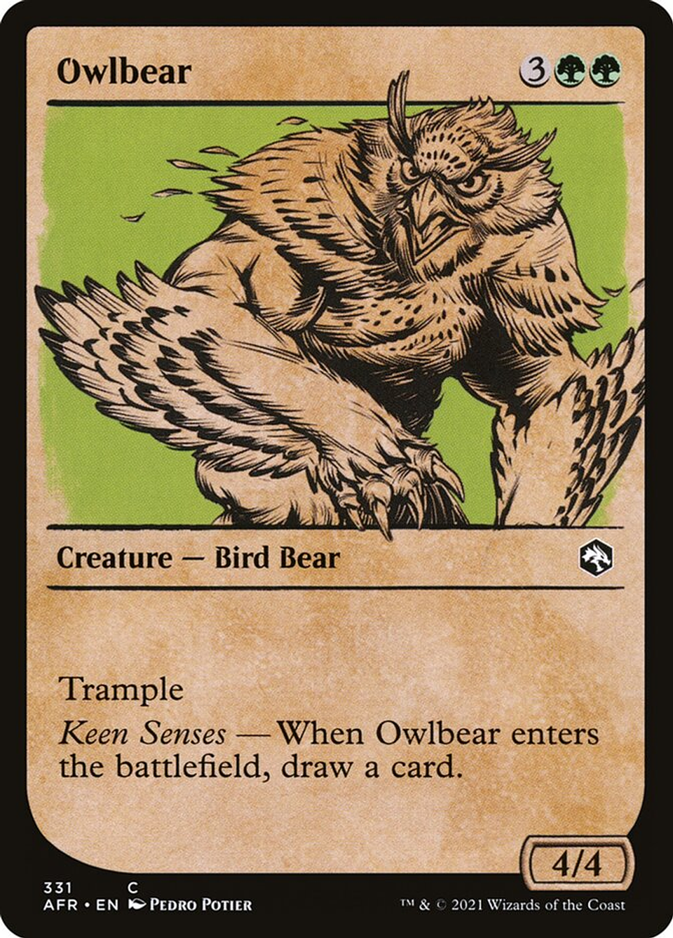 Owlbear (Showcase) | Español | NM | AFR 1
