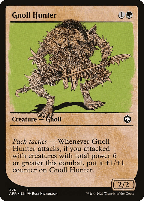 Gnoll Hunter (Showcase) | Español | NM | AFR