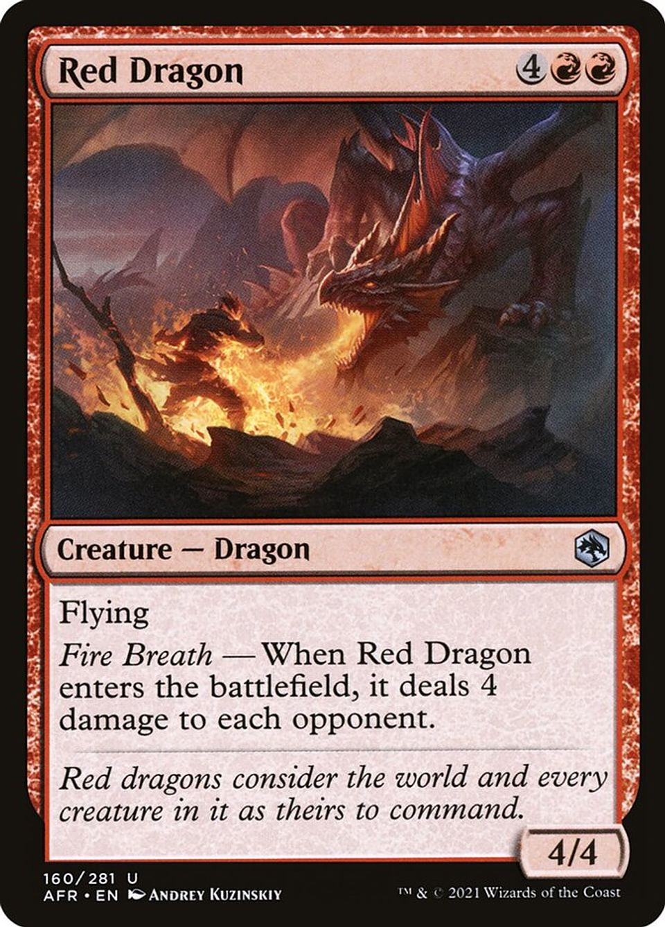 Red Dragon | Español | NM | AFR 1