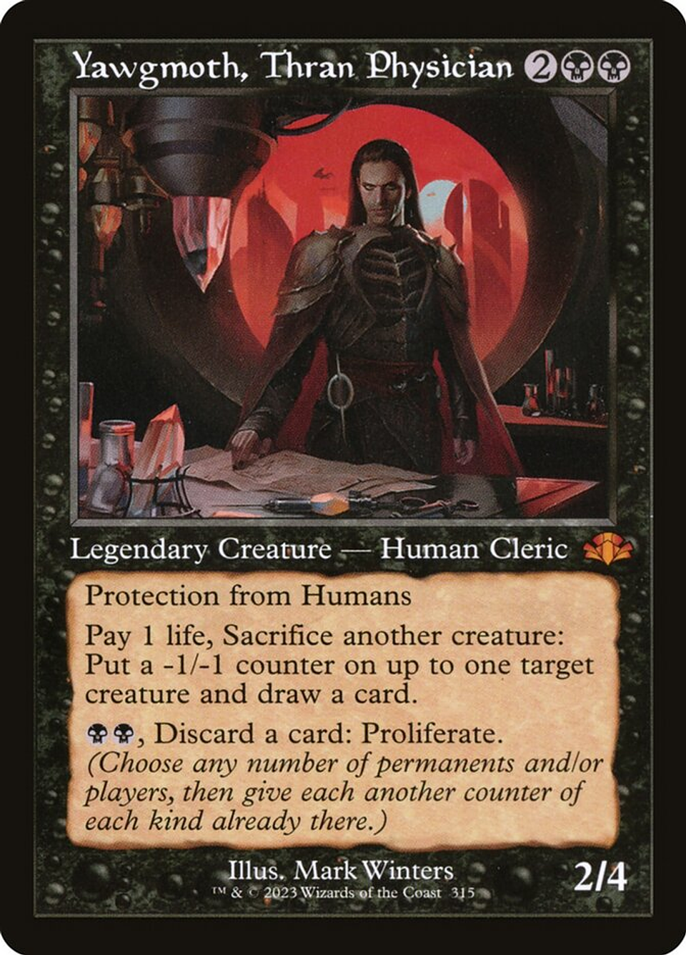 Yawgmoth, Thran Physician (Retro Frame) | Español | NM | DMR 1