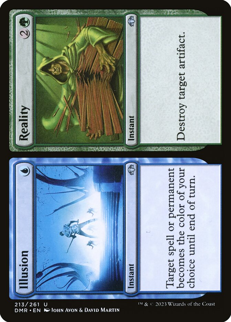 Illusion // Reality | Inglés | NM | DMR 1