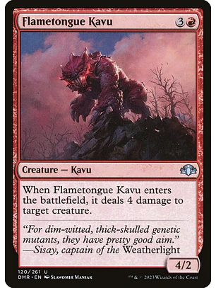 Flametongue Kavu | Inglés | NM | DMR