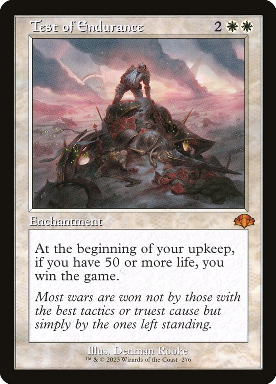 Test of Endurance (Retro Frame) | Inglés | NM | DMR 1