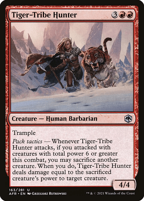 Tiger-Tribe Hunter | Español | NM | AFR