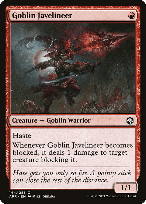 Goblin Javelineer | Español | NM | AFR