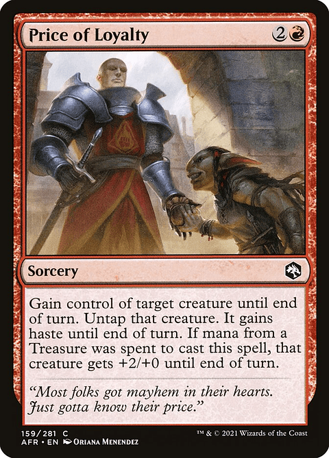 Price of Loyalty | Español | NM | AFR