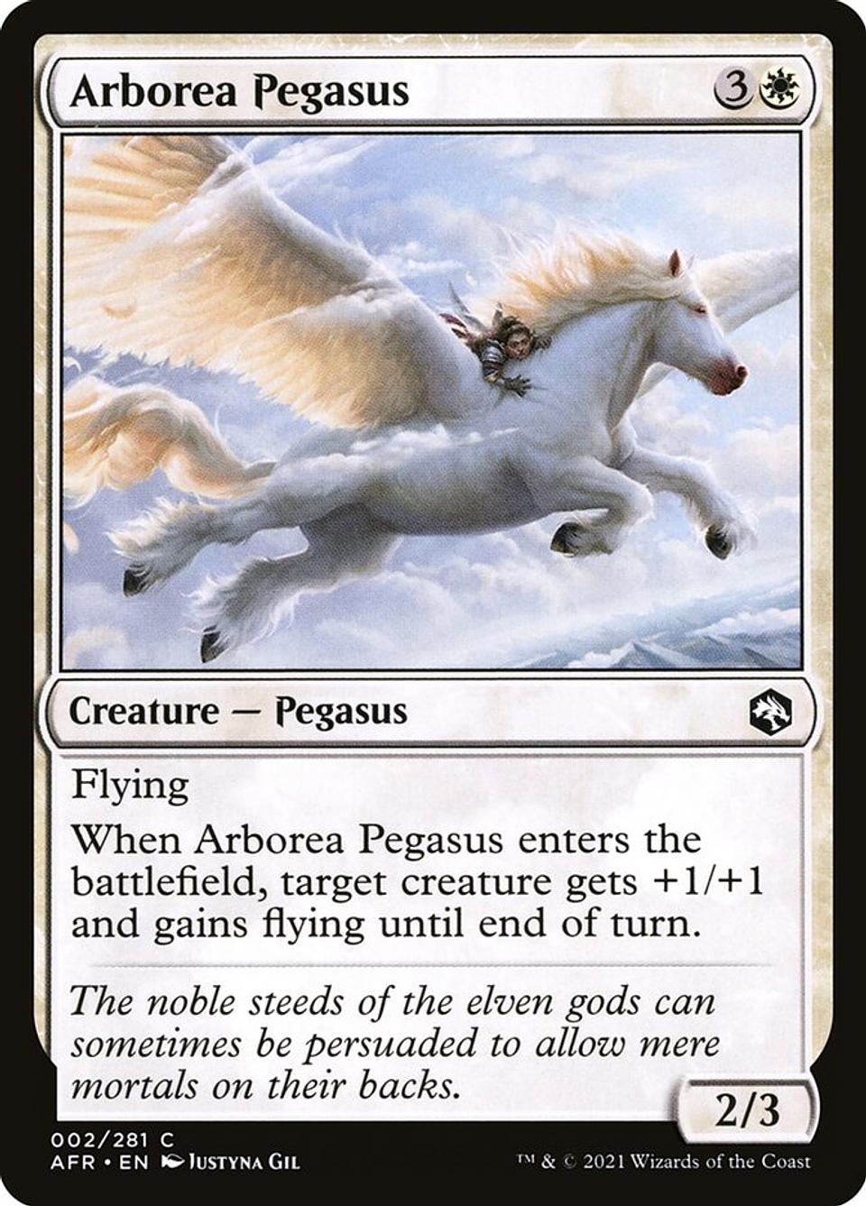 Arborea Pegasus | Español | NM | AFR 1