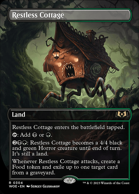 Restless Cottage (Borderless foil) | Inglés | NM | WOE