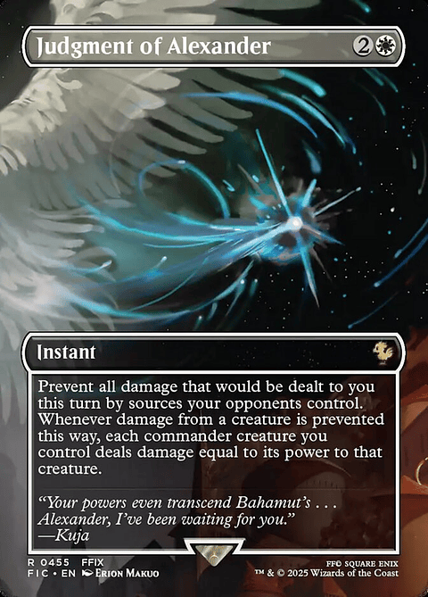 Judgment of Alexander (Borderless foil) | Inglés | NM | FIC