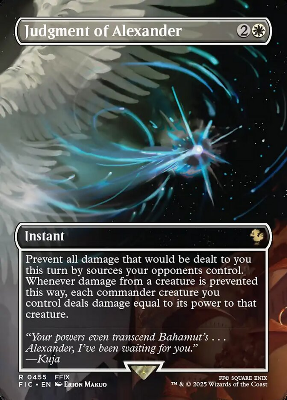 Judgment of Alexander (Borderless foil) | Inglés | NM | FIC 1