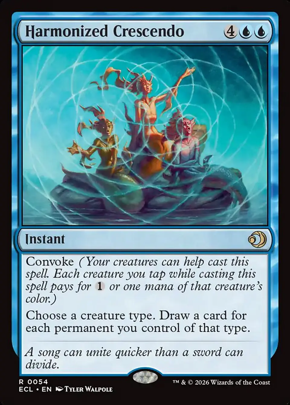 Harmonized Crescendo | Inglés | NM | ECL 1