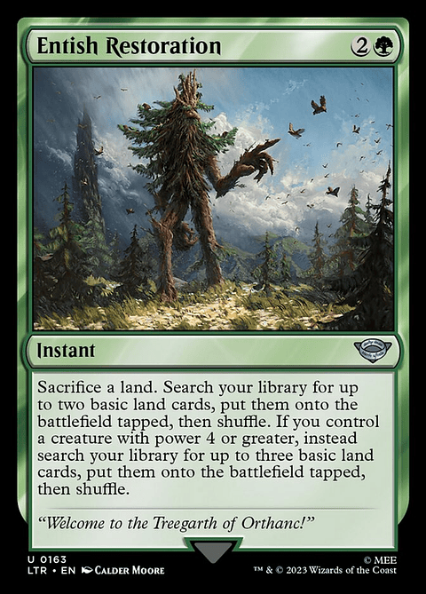 Entish Restoration | Inglés | NM | LTR