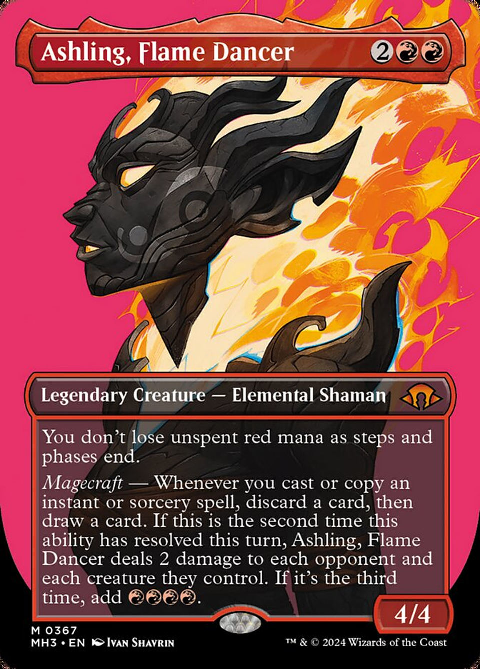 Ashling, Flame Dancer (Borderless) | Inglés | NM | MH3 1