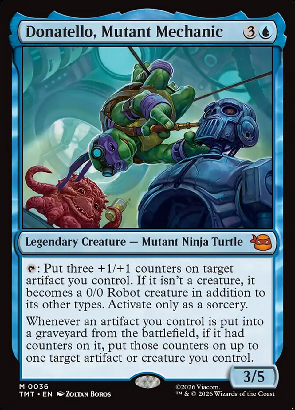 Donatello, Mutant Mechanic | Inglés | NM | TMT 1