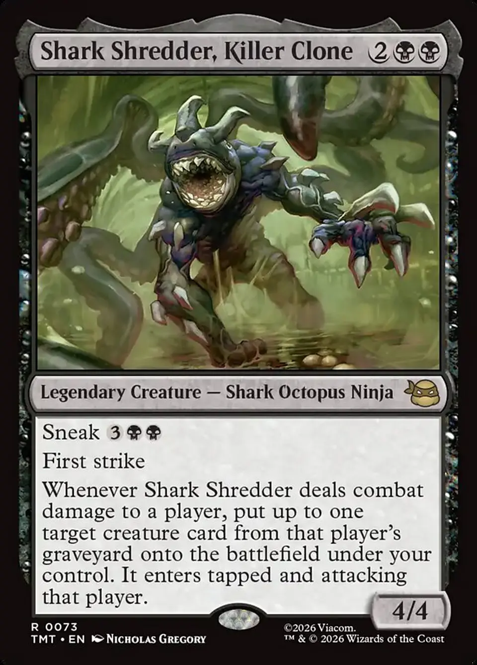 Shark Shredder, Killer Clone | Inglés | NM | TMT 1
