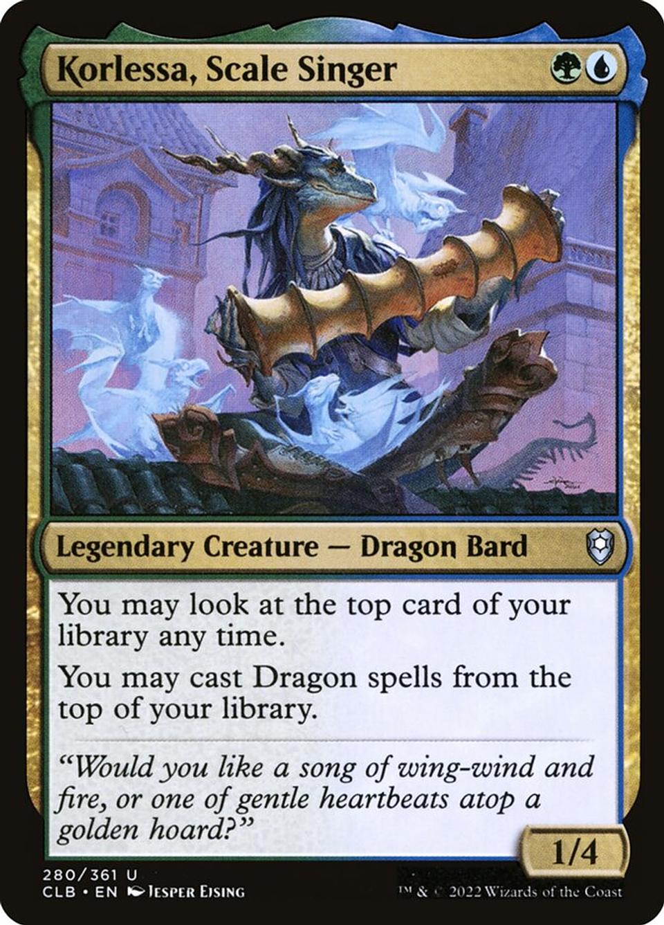 Korlessa, Scale Singer | Español | NM | CLB 1