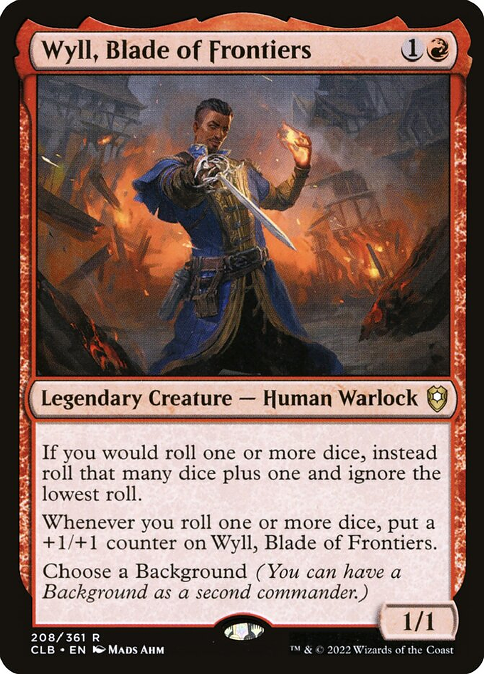 Wyll, Blade of Frontiers | Español | NM | CLB 1
