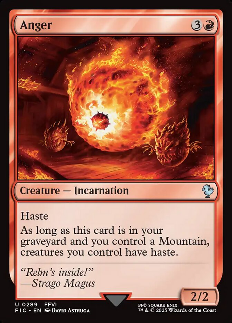 Anger (Surge) | Inglés | NM | FIC 1