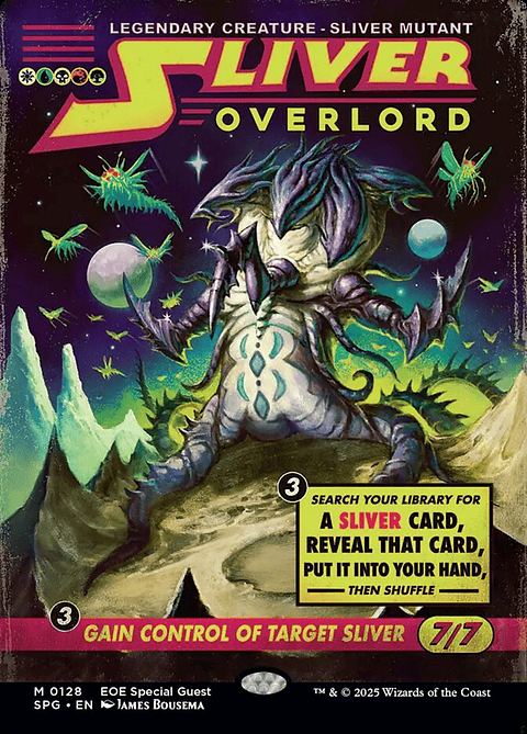 Sliver Overlord (Borderless) | Inglés | NM | SPG